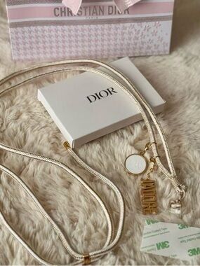 Dior Phone Strap with J’adore Charm and diffuser